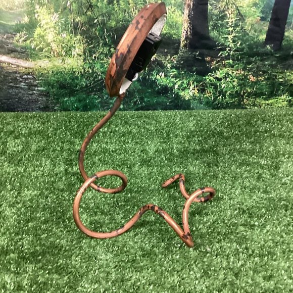 Handmade Modern Metal Standing Clock - Picture 3 of 8